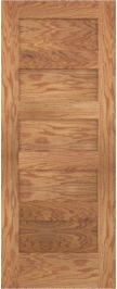 Flat  Panel   Monticello  White Oak  Doors